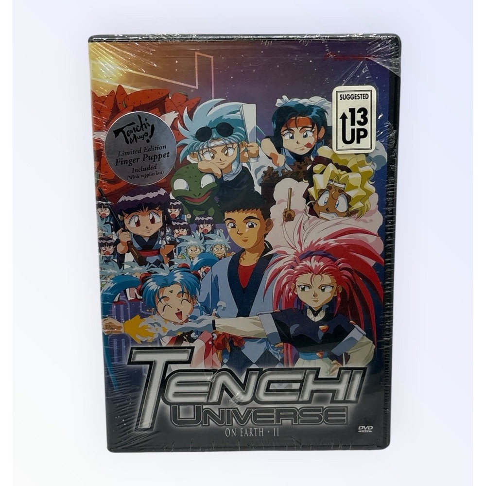 Tenchi Universe Time Space Adventures DVD Limited Edition Finger Puppet Included